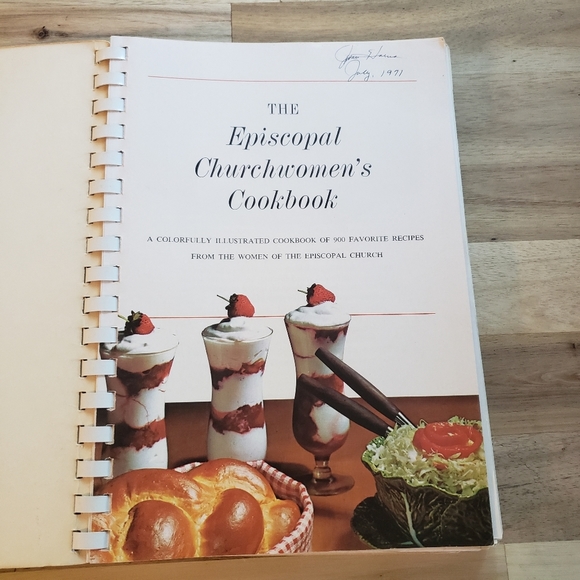 Vintage Episcopal Church Womens Cookbook 1970 Montgomery Alabama900 Recipe - Picture 6 of 7